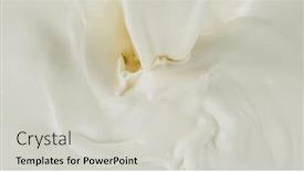  Presentation with freeze - PPT layouts consisting of freeze-motion-of-whirling-milk background and a light gray colored foreground