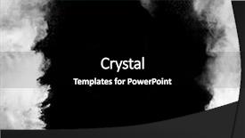  Presentation with dust - Theme having freeze motion of white dust background and a  colored foreground