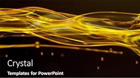  Presentation with freeze - Slide set having freeze-motion-shot-of-flowing background and a black colored foreground