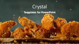  Presentation with freeze - PPT theme enhanced with freeze-motion-shot-of-flying background and a dark gray colored foreground