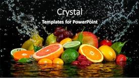  Presentation with freeze - Slide deck enhanced with freeze-motion-shot-of-fresh background and a black colored foreground