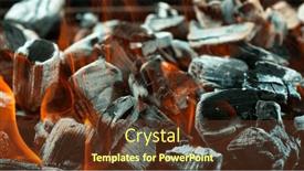  Presentation with charcoal - Slide set having freeze-motion-shot-of-glowing background and a tawny brown colored foreground