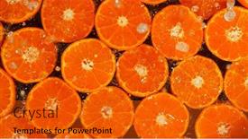  Presentation with splashing - Slide set enhanced with freeze-motion-shot-of-splashing background and a gold colored foreground