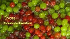  Presentation with freeze - Presentation theme with freeze-motion-shot-of-splashing background and a tawny brown colored foreground