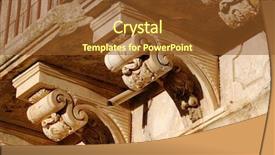  Presentation with baroque - Theme with frege - decorative stone corbels background and a  colored foreground