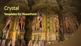  Presentation with city india - Audience pleasing presentation consisting of frege - laxmi nath temple in city backdrop and a tawny brown colored foreground