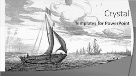  Presentation with engraving - Presentation theme consisting of freight-kagen-robert-de-baudous background and a white colored foreground