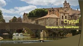  Presentation with canal - Audience pleasing theme consisting of  backdrop and a  colored foreground