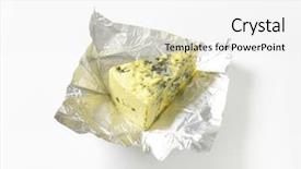  Presentation with businessproposal blue - Amazing slide deck having french blue cheese on foil backdrop and a  colored foreground