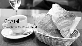  Presentation with breakfast - Amazing presentation theme having zipper and button on clothes close up backdrop and a ocean colored foreground