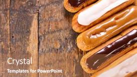  Presentation with coffee chocolate - Colorful slide deck enhanced with french-coffee-vanilla-and-chocolate backdrop and a coral colored foreground