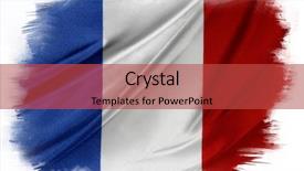  Presentation with plain - Beautiful PPT layouts featuring french flag on plain background backdrop and a red colored foreground