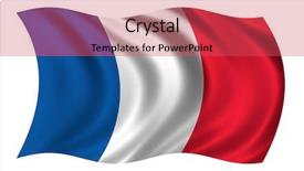  Presentation with italian flag waving - Presentation with french flag waving background and a red colored foreground