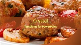  Presentation with hydroponics vegetables hydroponic vegetable - Amazing presentation having french food - roasted meatballs chips and vegetables backdrop and a  colored foreground