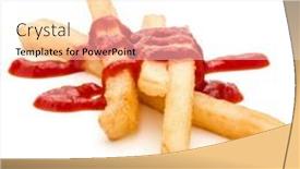  Presentation with french philosophers - Theme having french-fried-potatoes-with-ketchup background and a white colored foreground