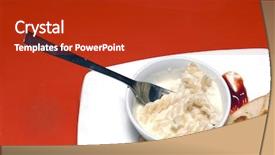  Presentation with gluten free food various pasta - Cool new slides with french fries at a restuarant backdrop and a crimson colored foreground