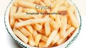  Presentation with potato - PPT layouts enhanced with french-fries-fried-potato-isolated background and a blonde colored foreground