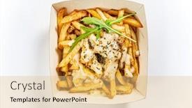  Presentation with french fries - 