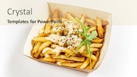  Presentation with french fries - 
