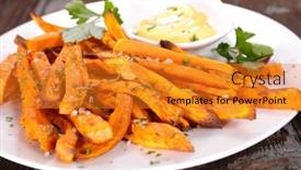  Presentation with sweet potato - 