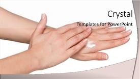  Presentation with manicure - Amazing PPT layouts having  backdrop and a  colored foreground