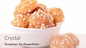  Presentation with french pastry - Slide deck enhanced with french puff pastry background and a lemonade colored foreground