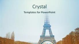  Presentation with mars - PPT layouts enhanced with french revolution - eiffel tower with top hiding background and a sky blue colored foreground