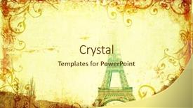  Presentation with mars - Slides with french revolution - eiffel tower with top hiding background and a cream colored foreground