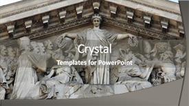  Presentation with paris ausflug - Colorful PPT theme enhanced with french revolution - paris - tympanon of pantheon backdrop and a gray colored foreground