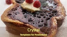  Presentation with blueberries - Amazing presentation having french toast and blueberries backdrop and a  colored foreground