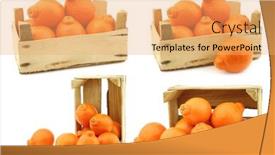  Presentation with fruit - PPT layouts enhanced with fresh-and-colorful-minneola-tangelo background and a yellow colored foreground