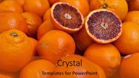  Presentation with mango juice fresh tropical fruit - Theme featuring fresh and juicy sicilian blood background and a gold colored foreground