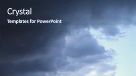  Presentation with atmosphere layers - Presentation consisting of atmosphere layers - clouds in the stomy sky background and a tawny brown colored foreground