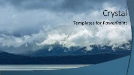  Presentation with storm clouds - Amazing slide set having  backdrop and a  colored foreground