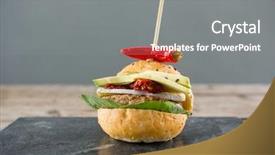  Presentation with jalapeno - PPT theme enhanced with fresh avocado served peppers wood - burger with jalapeno pepper background and a gray colored foreground