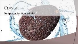  Presentation with fresh avocado - Audience pleasing presentation design consisting of fresh avocado with water splash over white background backdrop and a white colored foreground