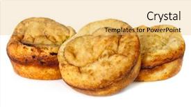  Presentation with roast beef - Presentation enhanced with fresh-baked yorkshire puddings isolated on white straight from the oven ready to serve with roast beef and gravy background and a yellow colored foreground