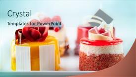  Presentation with mango - PPT theme enhanced with fresh berries and flower background and a sky blue colored foreground