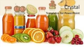  Presentation with guava fruits - Audience pleasing slide deck consisting of fresh berries and fruits backdrop and a blonde colored foreground