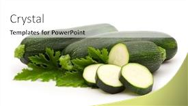  Presentation with bio - Beautiful presentation featuring alimentary - fresh bio marrow on white backdrop and a white colored foreground