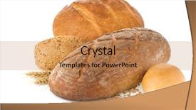  Presentation with fresh water splash green apple isolated white - Colorful theme enhanced with fresh bread isolated on white backdrop and a coral colored foreground