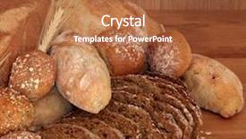  Presentation with roll - Presentation theme having up of grunge diamond metal background and a tawny brown colored foreground