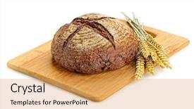  Presentation with fresh bread subway food - Amazing presentation design having fresh bread on the white backdrop and a yellow colored foreground