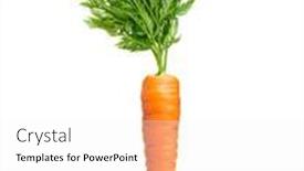  Presentation with fresh water splash green apple isolated white - Theme consisting of fresh-carrot-isolated-on-white background and a white colored foreground