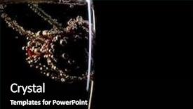  Presentation with flute - Slide set enhanced with fresh cherries in a champagne flute background and a black colored foreground