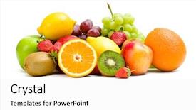  Presentation with healthy eating - Amazing presentation theme having fresh cut - close up of heap backdrop and a white colored foreground