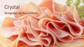  Presentation with cutting board - Amazing slide set having fresh cut - close up of thinly sliced backdrop and a lemonade colored foreground