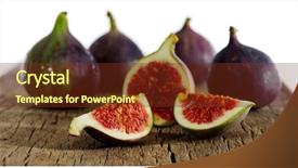  Presentation with pomegranate - Amazing PPT layouts having fresh figs and pomegranate backdrop and a tawny brown colored foreground