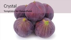  Presentation with fresh fruits salad on white - Beautiful presentation featuring fresh figs isolated on white backdrop and a  colored foreground