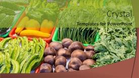  Presentation with fresh fruits vegetables - 